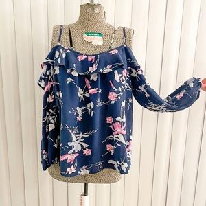 Joie flower Off Shoulder Blouse Size M